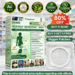 Healrize 12-In-1 Moringa Berberine NAD+ Patch