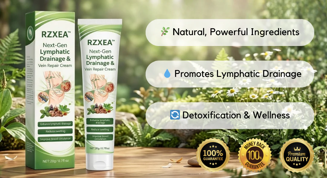 RZXEA™ Next-Gen Lymphatic Drainage & Vein Repair Cream
