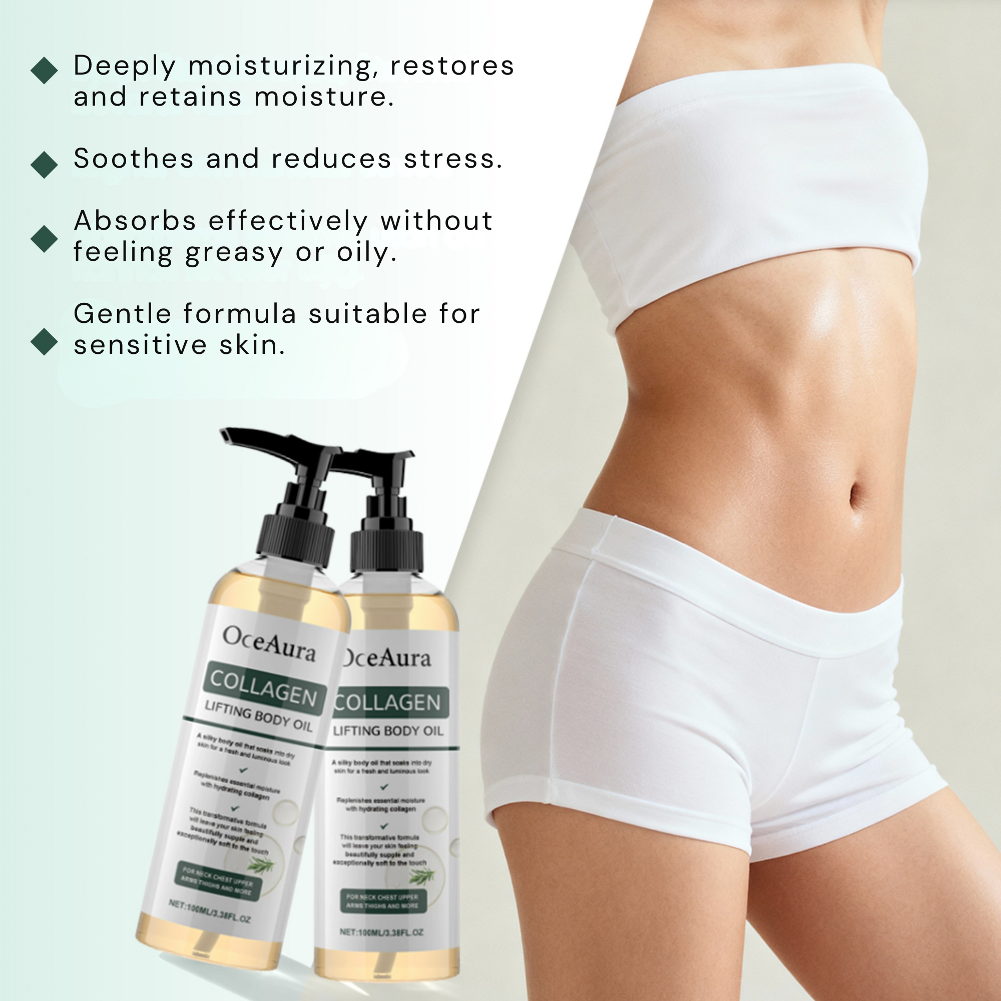 OceAura Collagen Lifting Body Oil