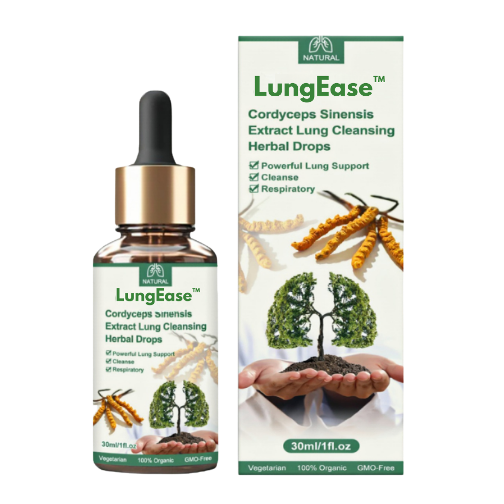 LungEase Cordyceps Sinensis Lung Cleansing Herbal Drops