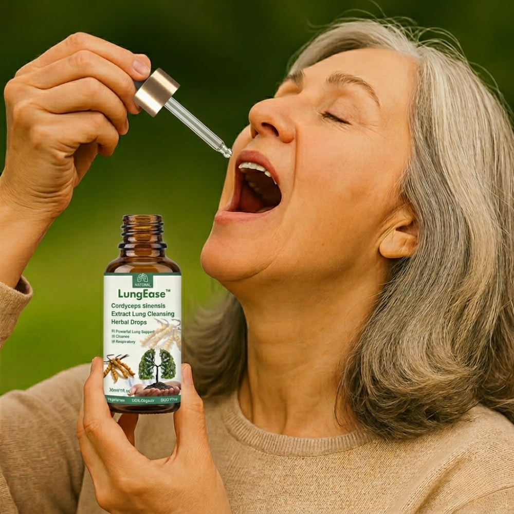 LungEase Cordyceps Sinensis Lung Cleansing Herbal Drops