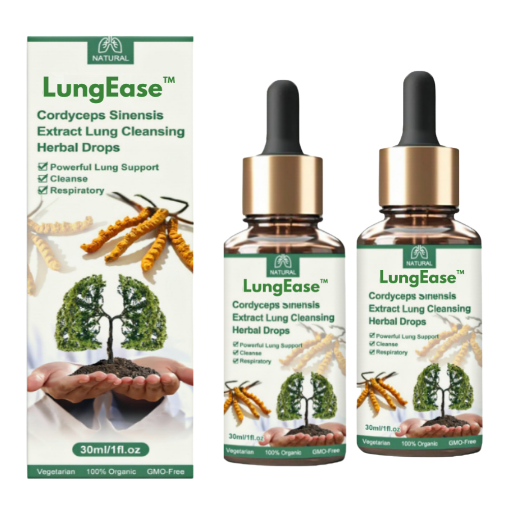 LungEase Cordyceps Sinensis Lung Cleansing Herbal Drops