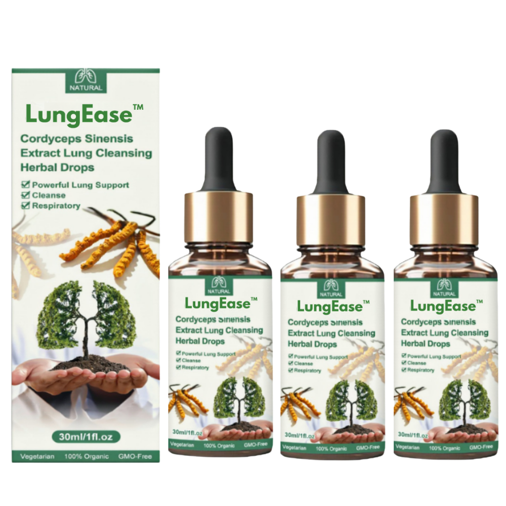 LungEase Cordyceps Sinensis Lung Cleansing Herbal Drops