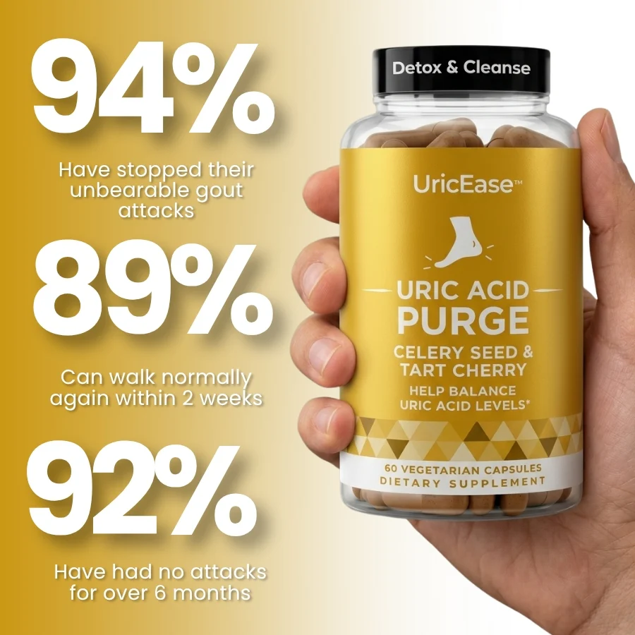 UricEase Uric Acid Purge Celery Seed & Tart Cherry