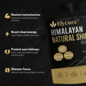 Elycura Himalayan Natural Shilajit Gummies