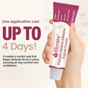 Elycura Premium Denture Adhesive Original Formula
