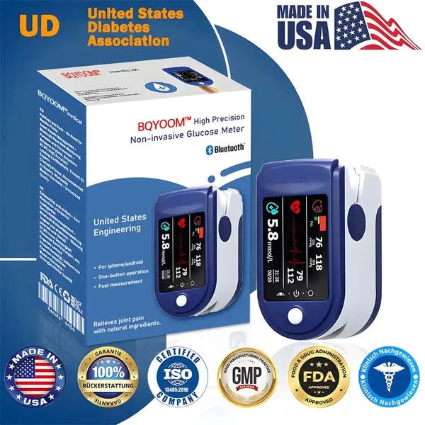 BQYOOM™ High Precision Non-Invasive Blood Glucose Meter