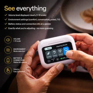 Pryxo™ Atom X Smart Hearing Aids — Hear Clearly, Feel Confident Again