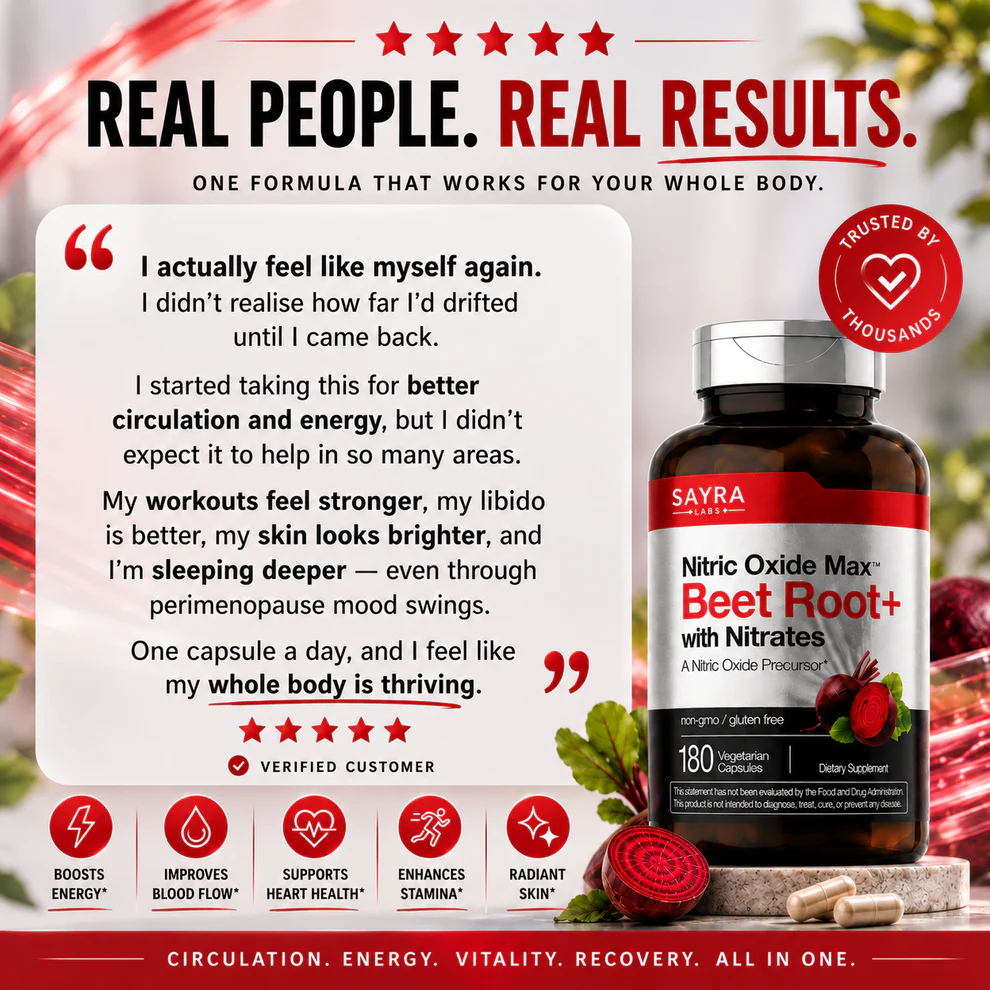 Sayra Labs Nitric Oxide Max Beet Root with Nitrates