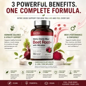 Sayra Labs Nitric Oxide Max Beet Root with Nitrates