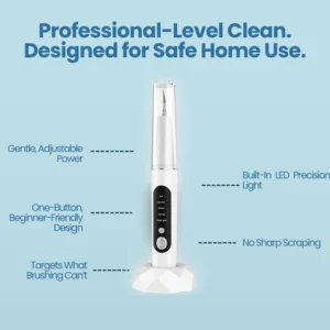 Velmora Ultrasonic Tooth Cleaner Plaque Remover