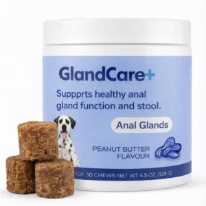 GlandCare+ Anal Glands Chews Peanut Butter Flavour