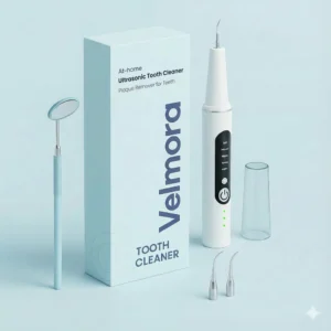 Velmora Ultrasonic Tooth Cleaner Plaque Remover