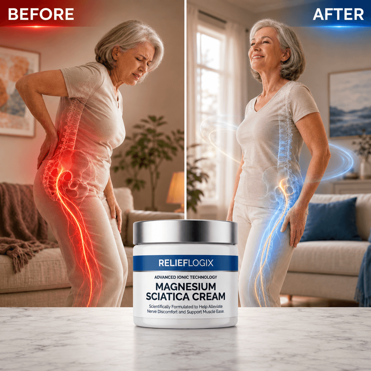 ReliefLogix Magnesium Sciatica Cream