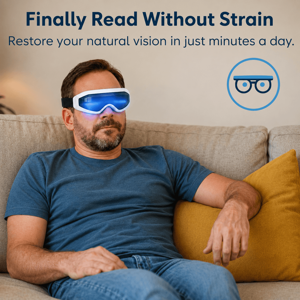 BalanceVie Glasses Crystal-Clear Vision