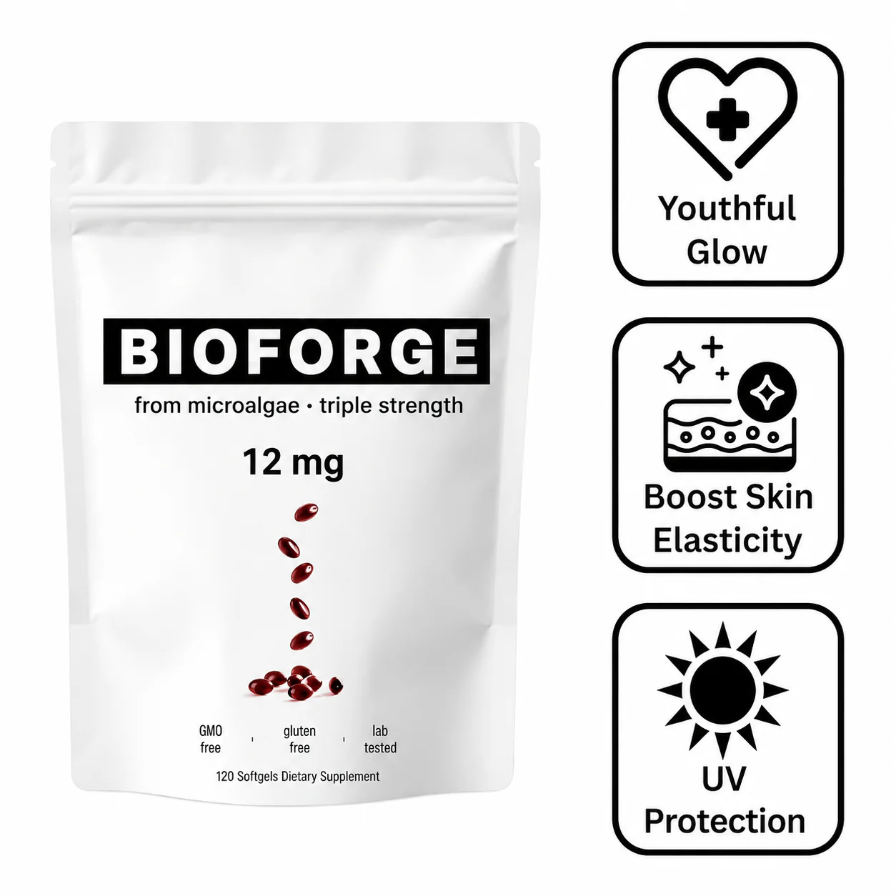BIO FORGE Extra Strength Astaxanthin