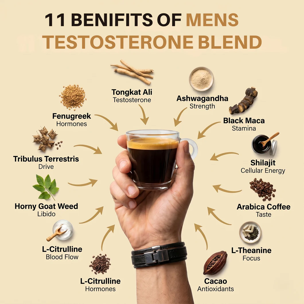 Alpha Brew Heat Activated Testosterone Coffee