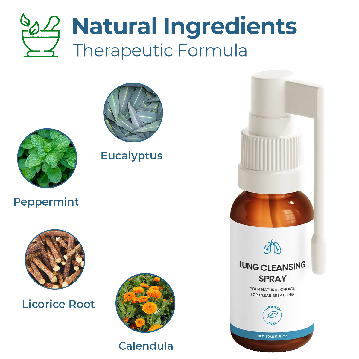 Paraben Free Lung Cleansing Spray