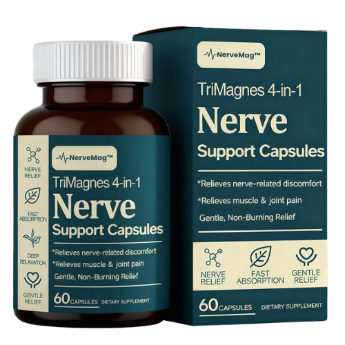 NerveMag TriMagnes 4-in-1 Nerve Support Capsules