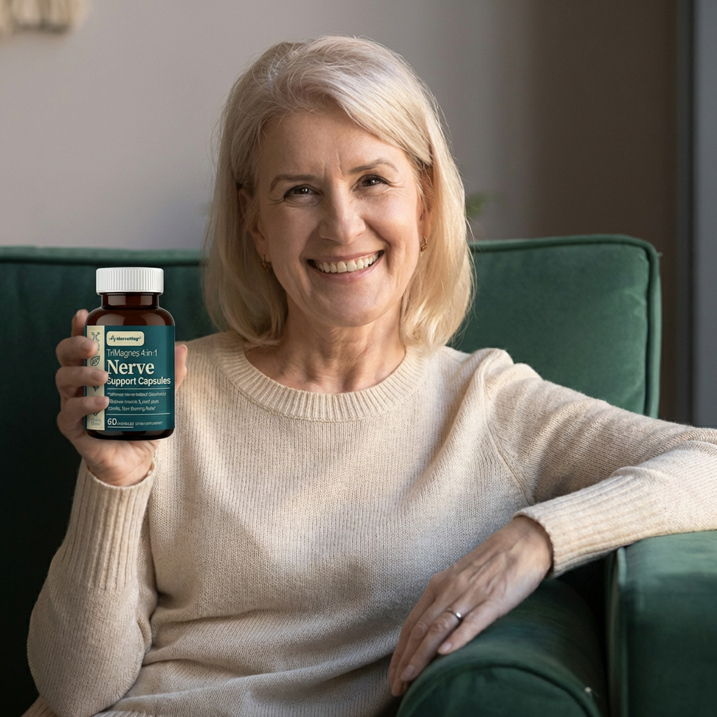 NerveMag TriMagnes 4-in-1 Nerve Support Capsules