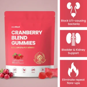 AvaRoot Cranberry Blend Gummies