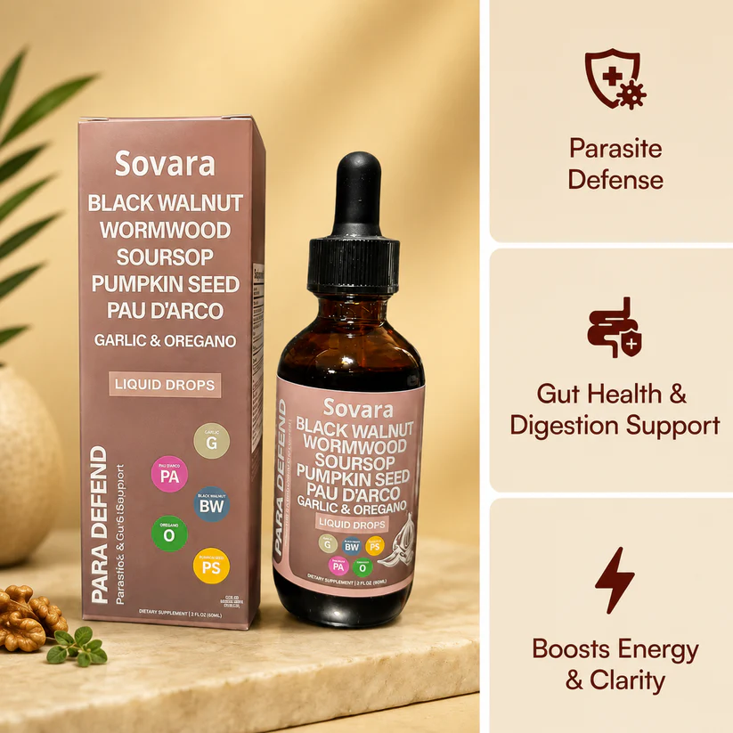 SOVARA™ BLACK WALNUT WORMWOOD PARASITE CLEANSE
