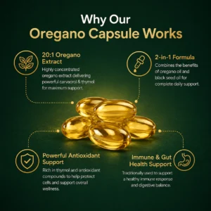 Seed & Wild Oil of Oregano with Black Seed Oil