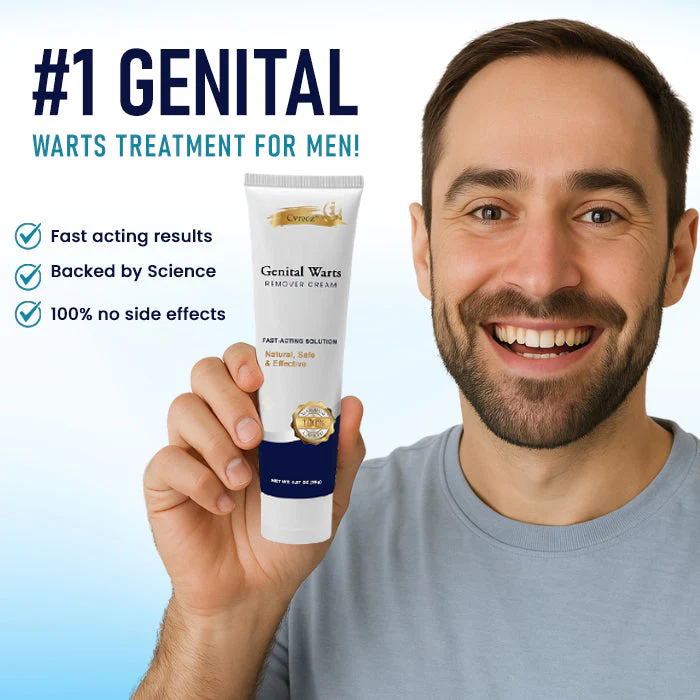 Cvreoz® Genital Warts Remover Cream Designed for Men