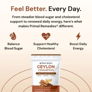 Primal Remedies Ceylon Cinnamon with Organic MCT Oil