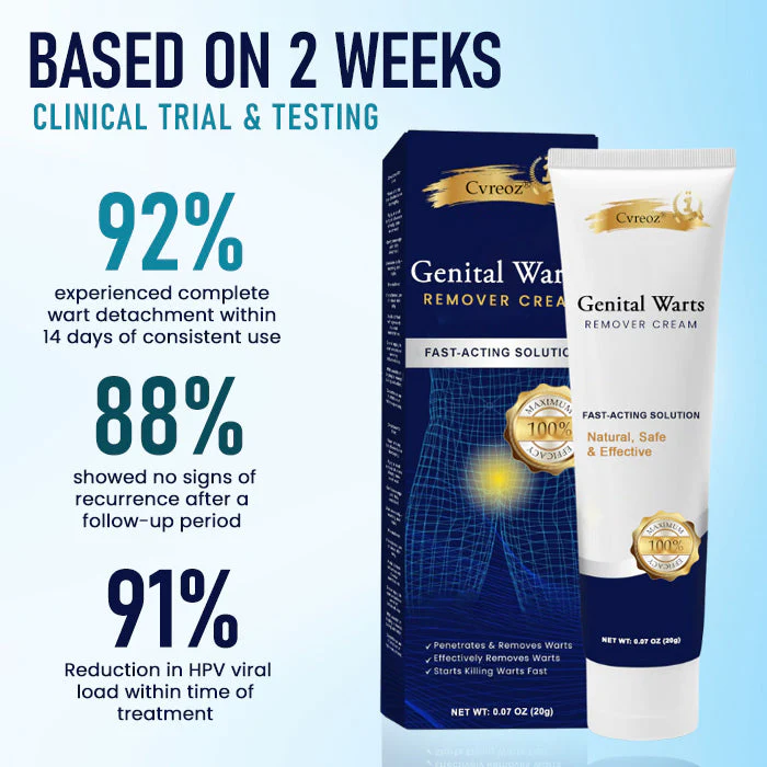 Cvreoz® Genital Warts Remover Cream Designed for Men