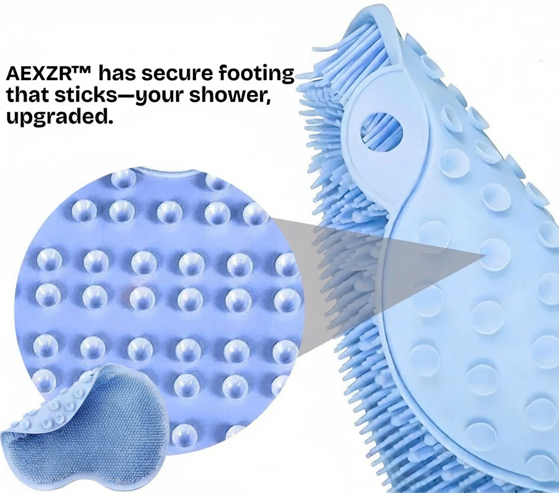 AEXZR® Shower Dual-Use Scrub & Massage Pad - Image 2